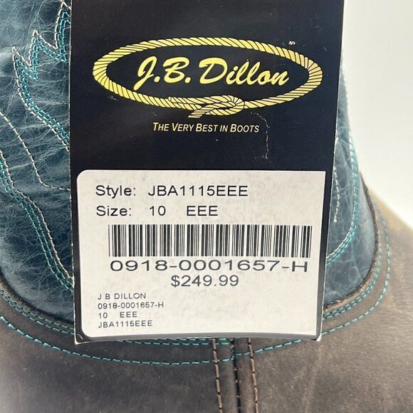 J.B Dillon Square Toe Boot - Picture 4 of 12